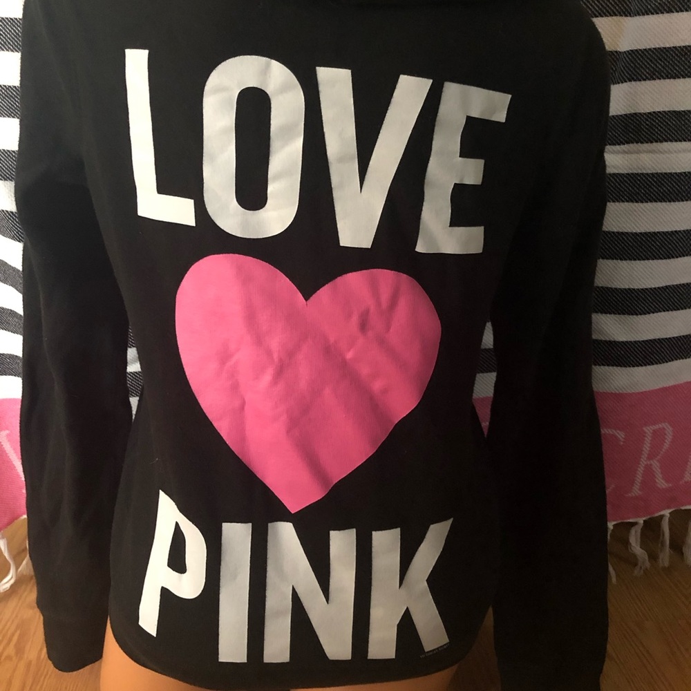Vs pink zip up size M